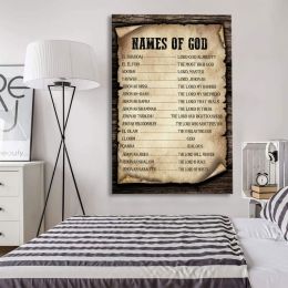 God Wall Art Canvas Print Poster Christian Wall Decoration