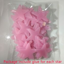 Luminous Paste Fluorescent Star Moon Three-dimensional Wall Paste