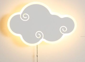 Cloud Children's Wall Creative Modern Simple Bedroom Bedside Lamp