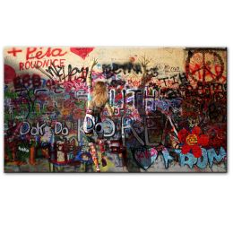 Modern Street Abstract Graffiti Art Print