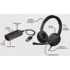 Cyber Acoustics Stereo Headset with USB &amp; 3.5mm